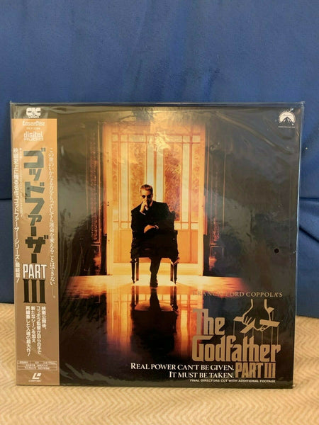 The Godfather : Part 3 (1990) - Al Pacino  Japan 2 LD Laserdisc Set with OBI