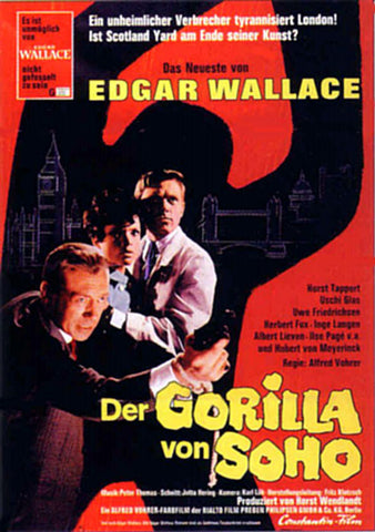 Edgar Wallace : Gorilla Gang (1968)  DVD