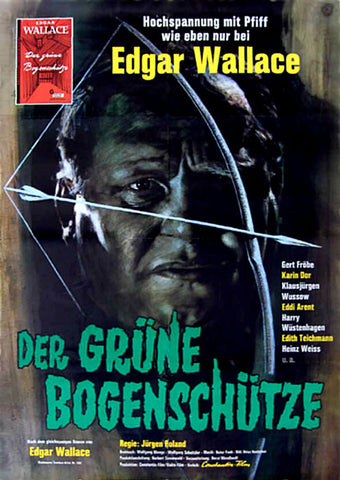 Edgar Wallace : Der Grüne Bogenschütze (1961)  DVD
