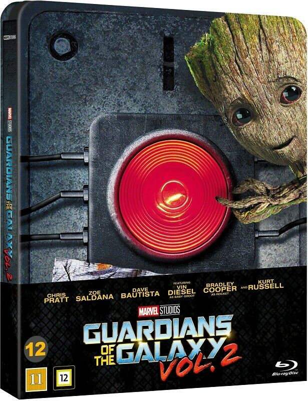 Guardians of the Galaxy Vol 2 (2017) - Chris Pratt  Steelbook Blu Ray