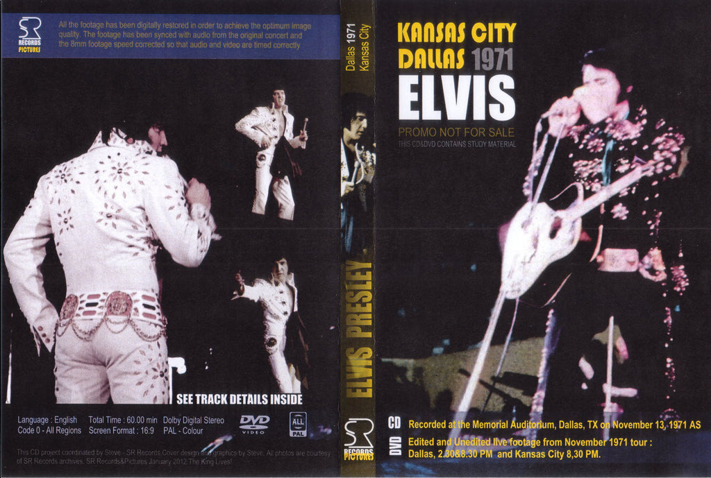 Elvis In Concert 1971 - Dallas & Kansas City DVD + CD