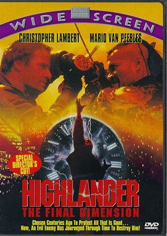 Highlander 3 : The Final Dimension (1994) - Christopher Lambert  DVD