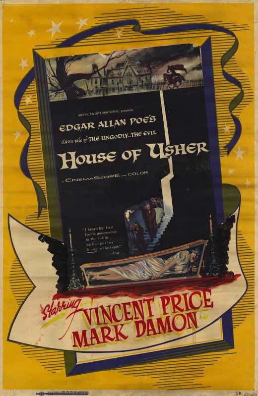 The Fall Of The House Of Usher (1960) - Vincent Price  DVD