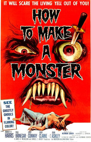 How To Make A Monster (1958) - Robert H. Harris  Colorized Version