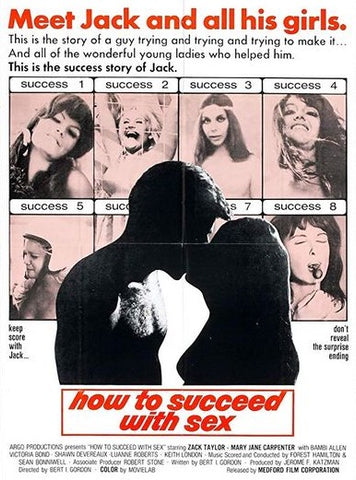 How To Succeed With Sex (1970) - Zack Taylor  DVD