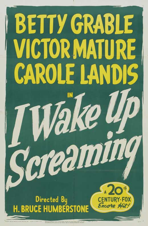 I Wake Up Screaming (1941) - Victor Mature  DVD