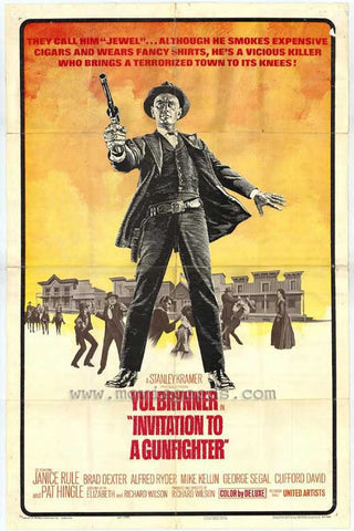 Invitation To A Gunfighter (1964) - Yul Brynner  DVD
