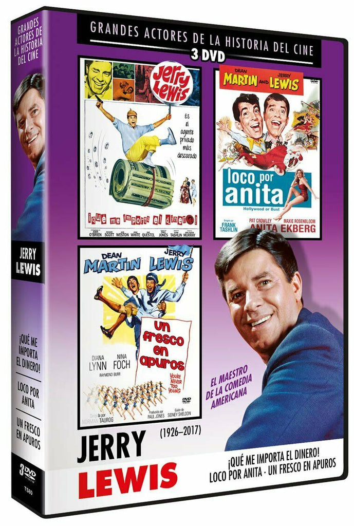 Jerry Lewis - Hollywood or Bust + It's Only Money +You're Never Too Young (3 DVD Set) codefree