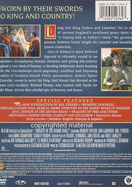 Knights Of The Round Table (1953)  - Robert Taylor  DVD