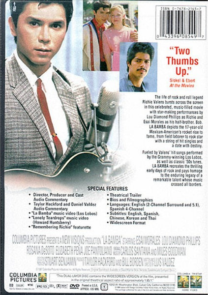 La Bamba (1987) - Lou Diamond Phillips  DVD