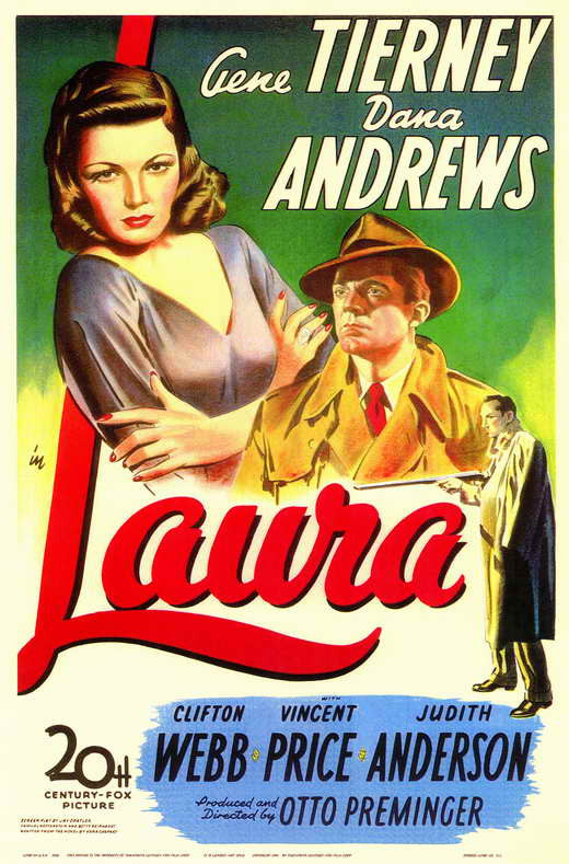 Laura (1944) - Dana Andrews  Colorized Version  DVD