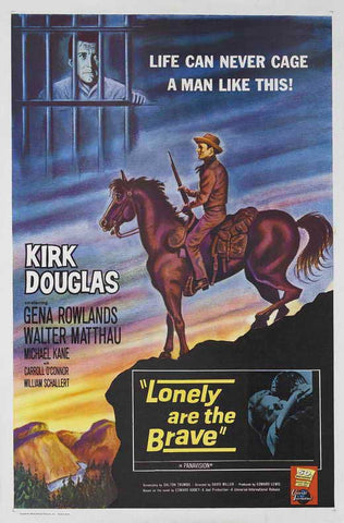 Lonely Are The Brave (1962) - Kirk Douglas    Colorized Version  DVD