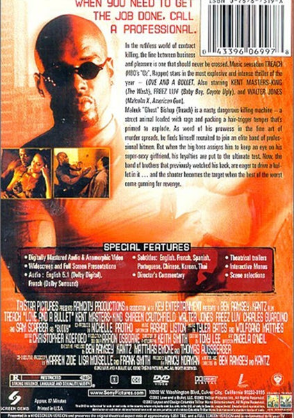 Love And A Bullet (2002) - Anthony "Treach" Criss  DVD