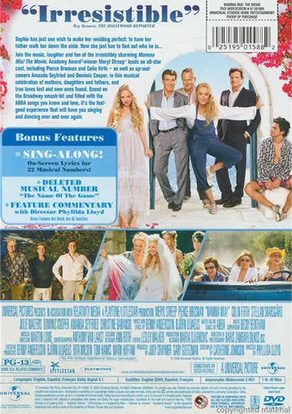 Mamma Mia ! The Movie (2008) - Pierce Brosnan  DVD
