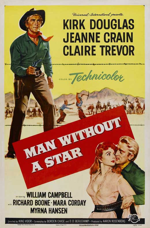 Man Without A Star (1955) - Kirk Douglas  DVD