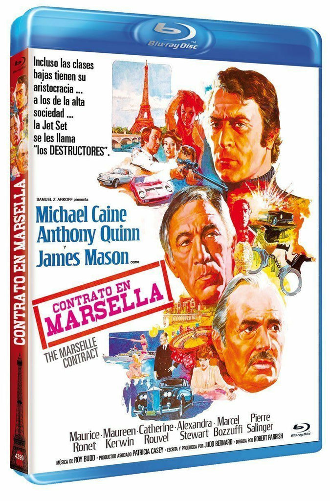The Marseille Contract (1974) - Michael Caine  Blu-ray