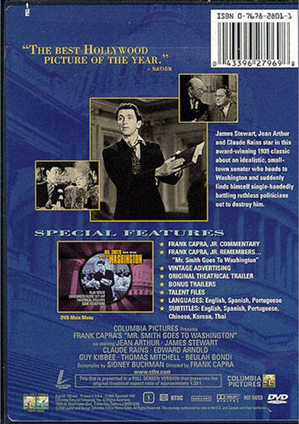 Mr. Smith Goes To Washington (1939) - James Stewart  DVD