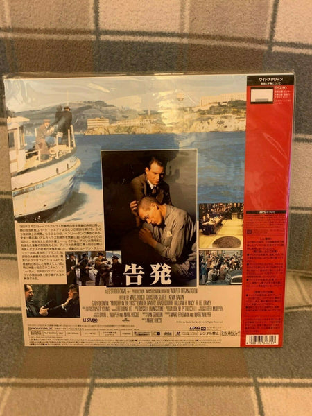 Murder In The First (1994) - Christian Slater  Japan 2 LD Laserdisc Set with OBI