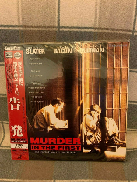 Murder In The First (1994) - Christian Slater  Japan 2 LD Laserdisc Set with OBI