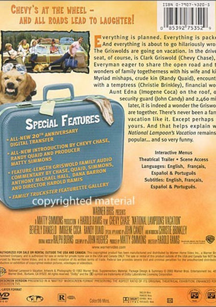 National Lampoon's Vacation: Special Edition (1983) - Chevy Chase  DVD