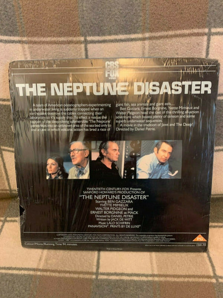 The Neptune Disaster (1972) - Ernest Borgnine Laserdisc LD   PAL