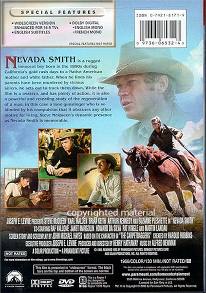 Nevada Smith (1966) - Steve McQueen  DVD