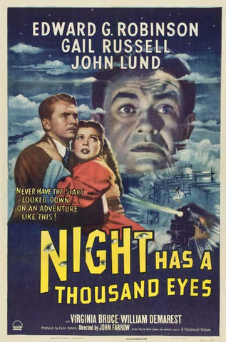 Night Has A Thousand Eyes (1948) - Edward G. Robinson  Colorized Version