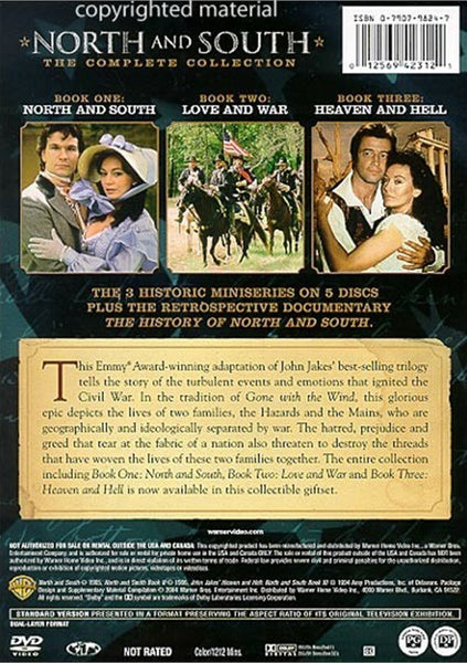 North & South: The Complete Collection (1985) - Patrick Swayze  5 DVD Set