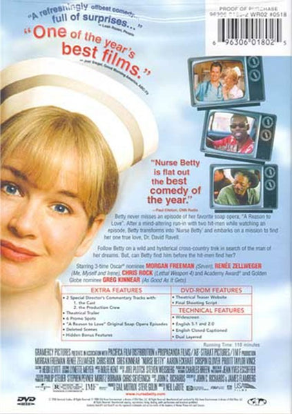 Nurse Betty (2000) - Renee Zellweger  DVD