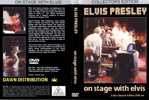 Elvis - On Stage With Elvis 1970 - 2 DVD Set