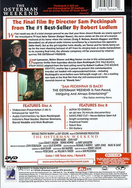 The Osterman Weekend (1987) - Commemorative 2-Disc Edition (2 DVD Set)
