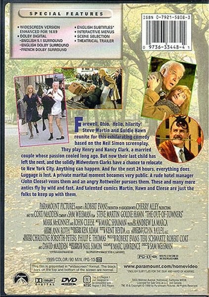 The Out-Of-Towners (1999) - Steve Martin  DVD