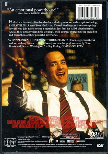 Philadelphia (1993) - Tom Hanks  DVD