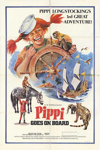 Pippi Goes On Board (1969)  DVD