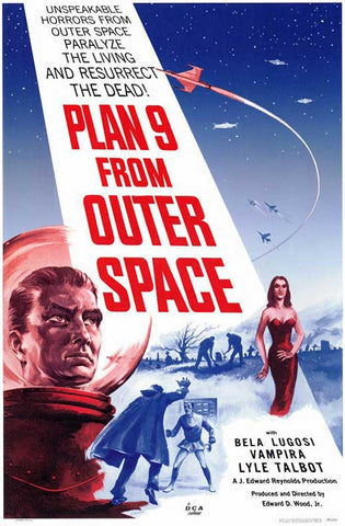 Plan 9 From Outer Space (1959) - Ed Wood  COLORIZED DVD