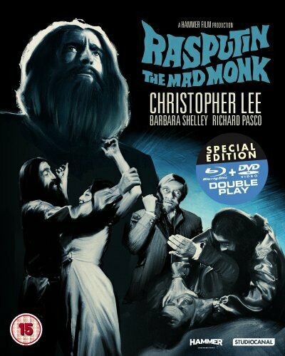 Rasputin : The Mad Monk (1965) - Christopher Lee  Blu-ray + DVD