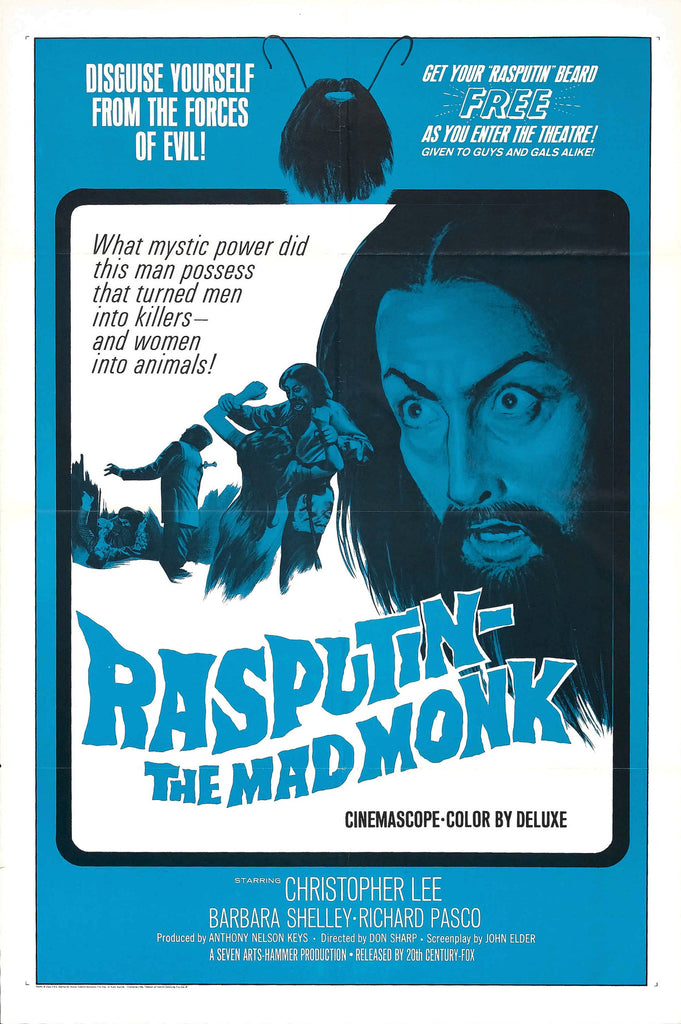 Rasputin : The Mad Monk (1965) - Christopher Lee  DVD
