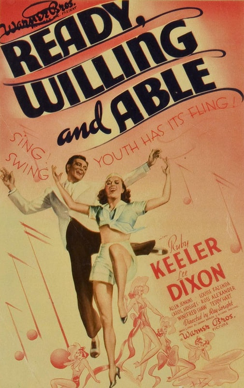 Ready, Willing And Able (1937) - Ruby Keeler  DVD