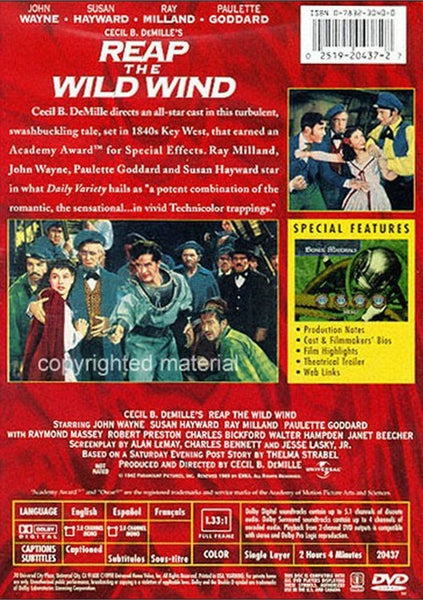 Reap The Wild Wind (1942) - John Wayne  DVD