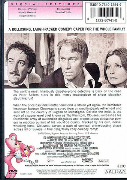 Pink Panther : The Return Of The Pink Panther (1975)  DVD