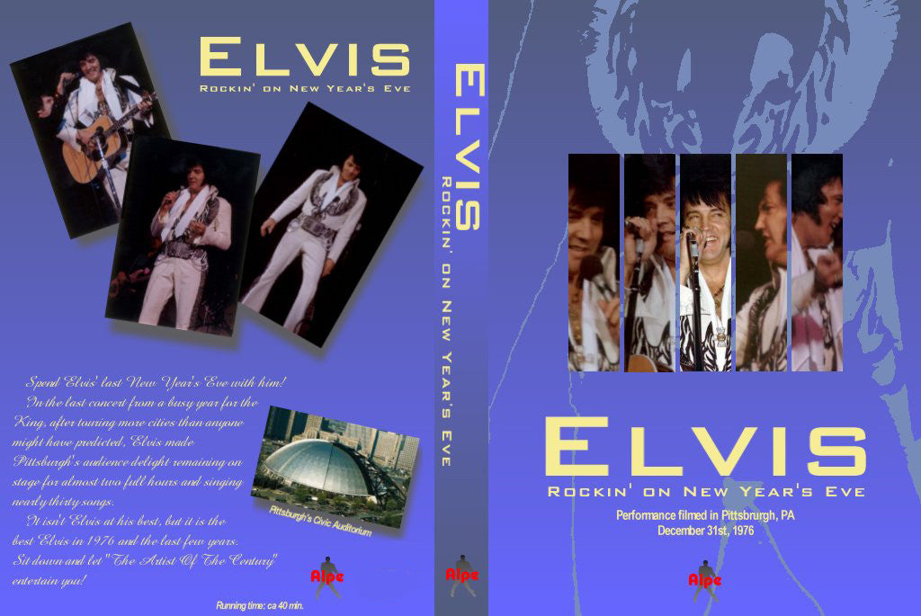 Elvis - Pittsburgh,PA 1976 NEW  DVD