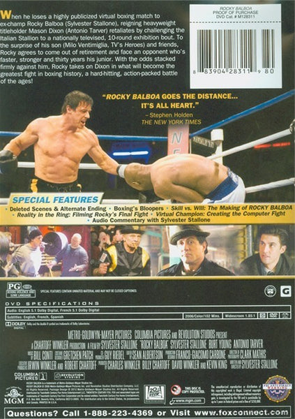 Rocky Balboa (2006) - Sylvester Stallone  DVD