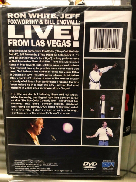 Live From Las Vegas! Ron White, Jeff Foxworthy and Bill Engvall   DVD