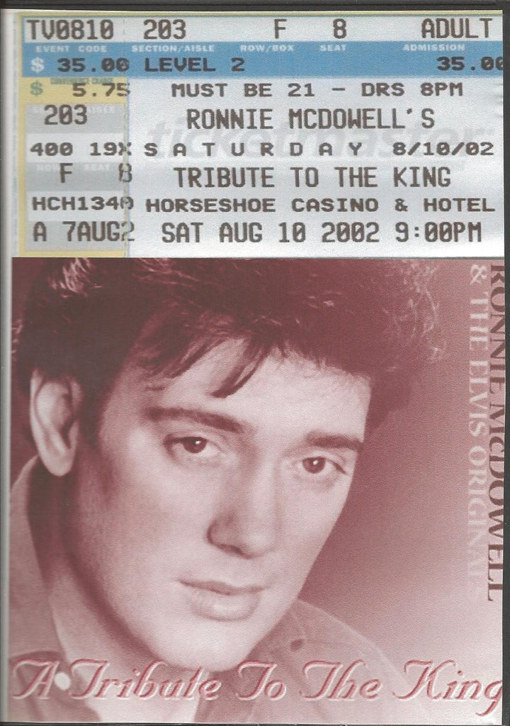 Ronnie McDowell - A Tribute To Elvis DVD