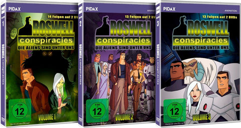 Roswell Conspiracies : Aliens, Myths And Legends (1997) - The Complete Series ( 6 DVD Set )