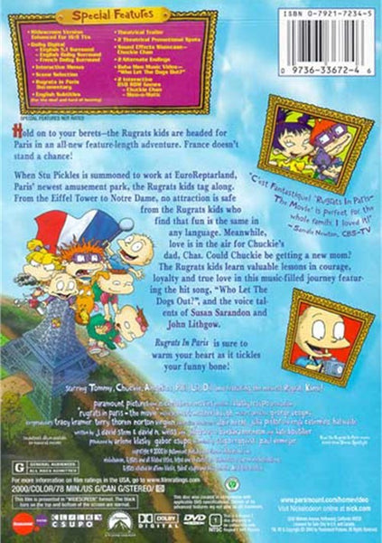 Rugrats In Paris: The Movie (2000)  DVD