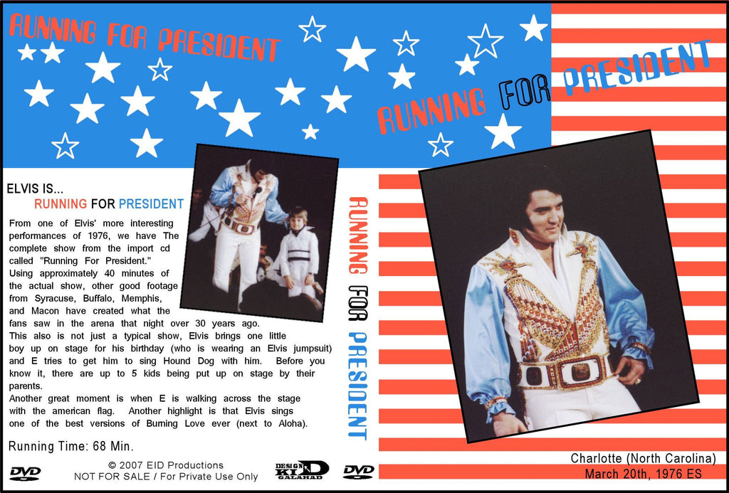 Elvis - Running For President DVD