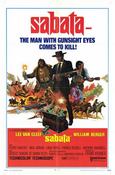 Sabata (1969) - Lee Van Cleef DVD – Elvis DVD Collector & Movies Store