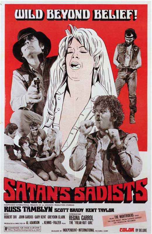 Satan´s Sadists (1969) - Al Adamson  DVD