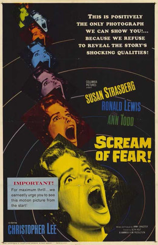 Scream Of Fear (1961) - Susan Strasberg DVD